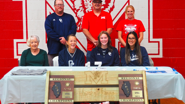 Avery and family and coaches.