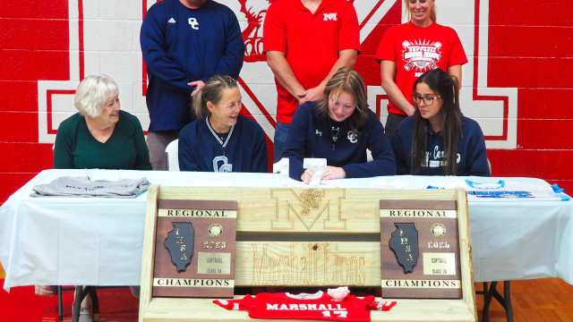 Avery signing letter of intent.