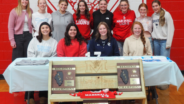 Softball returning players.